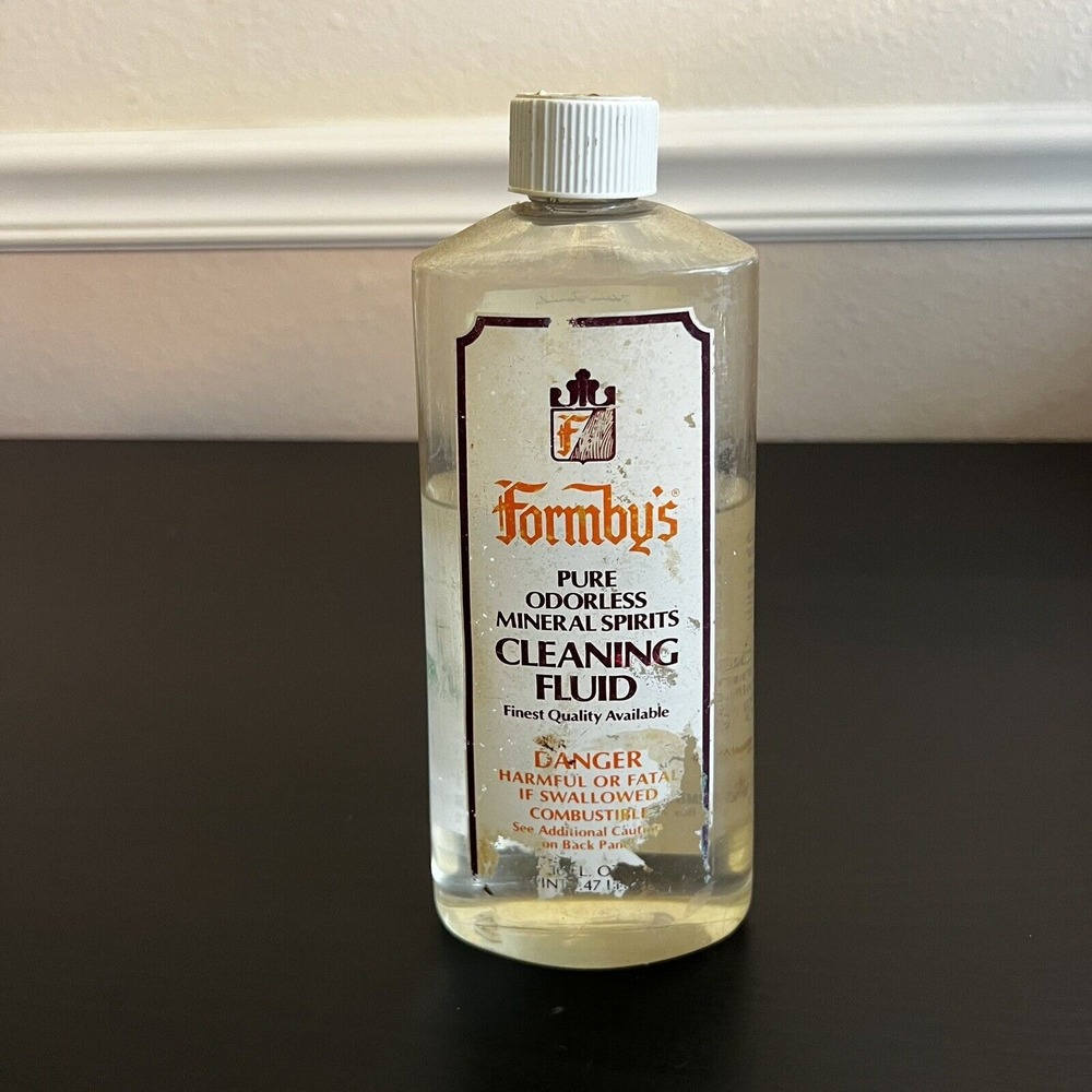 Formby's Cleaning Fluid Mineral Spirits Pure Odorless‎ 16 Oz. 60% Full